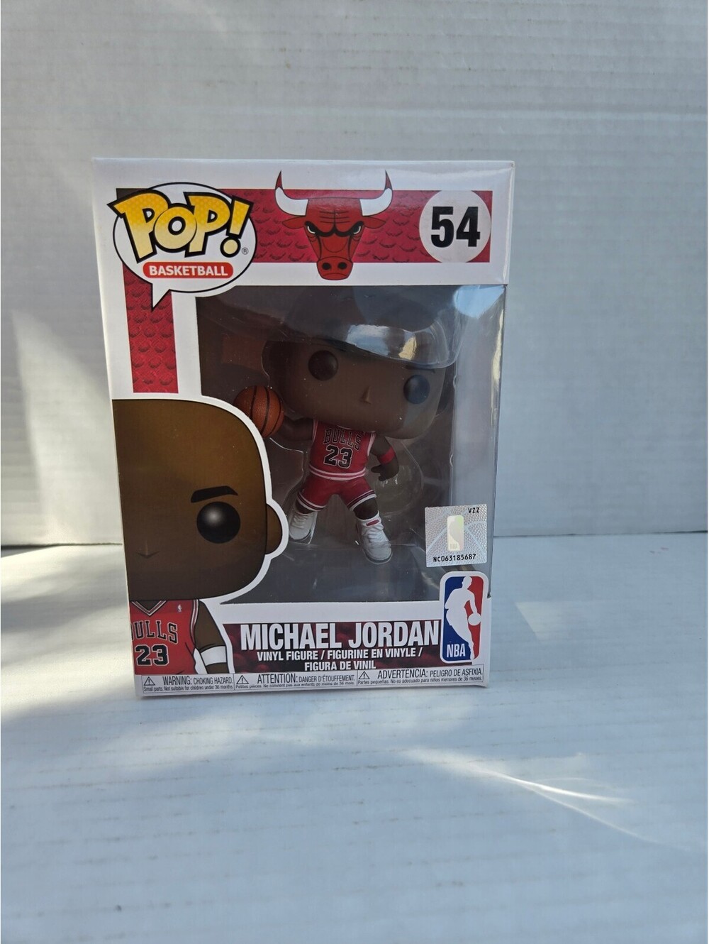 Funko Pop! Basketball Michael Jordan #54 Chicago Bulls Collectible Figure - Very
